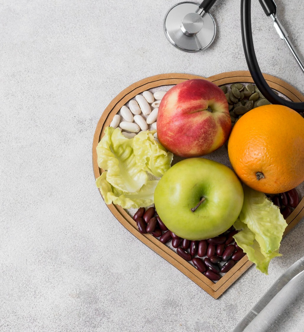 Fruta con forma de corazón